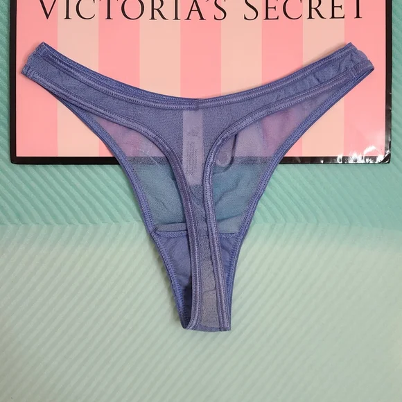 Rare VTG Victoria's Secret Butterfly Mesh Thong Panty Size Sm 🦋 - Picture 3 of 7